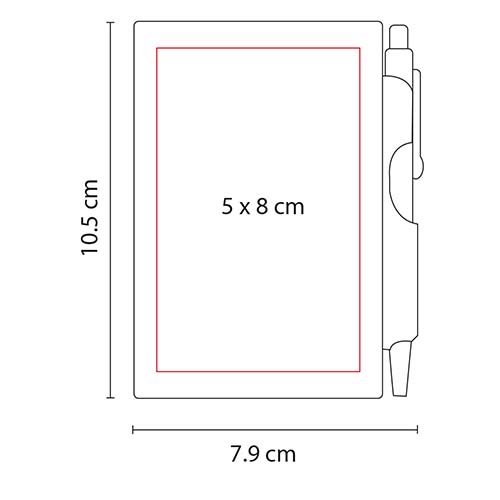 BLOCK DE NOTAS CON BOLÍGRAFO 2