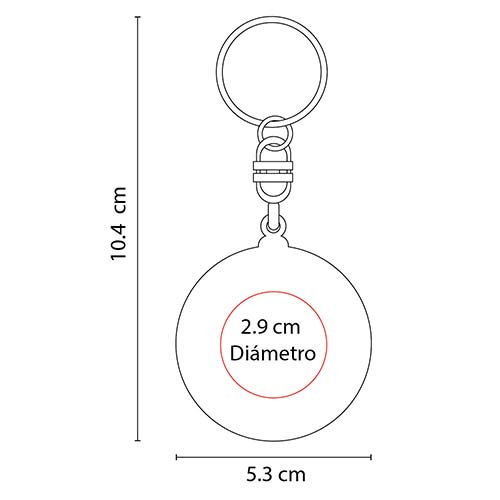 LLAVERO FLEXÓMETRO WHEEL 2