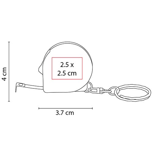 LLAVERO FLEXÓMETRO MEASURE 2