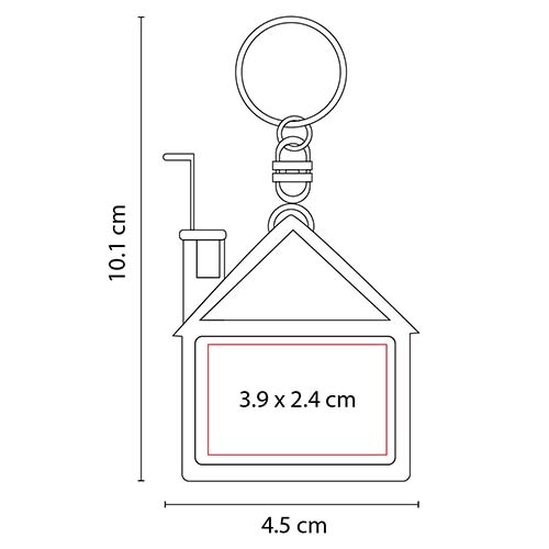 LLAVERO FLEXÓMETRO CASITA 2