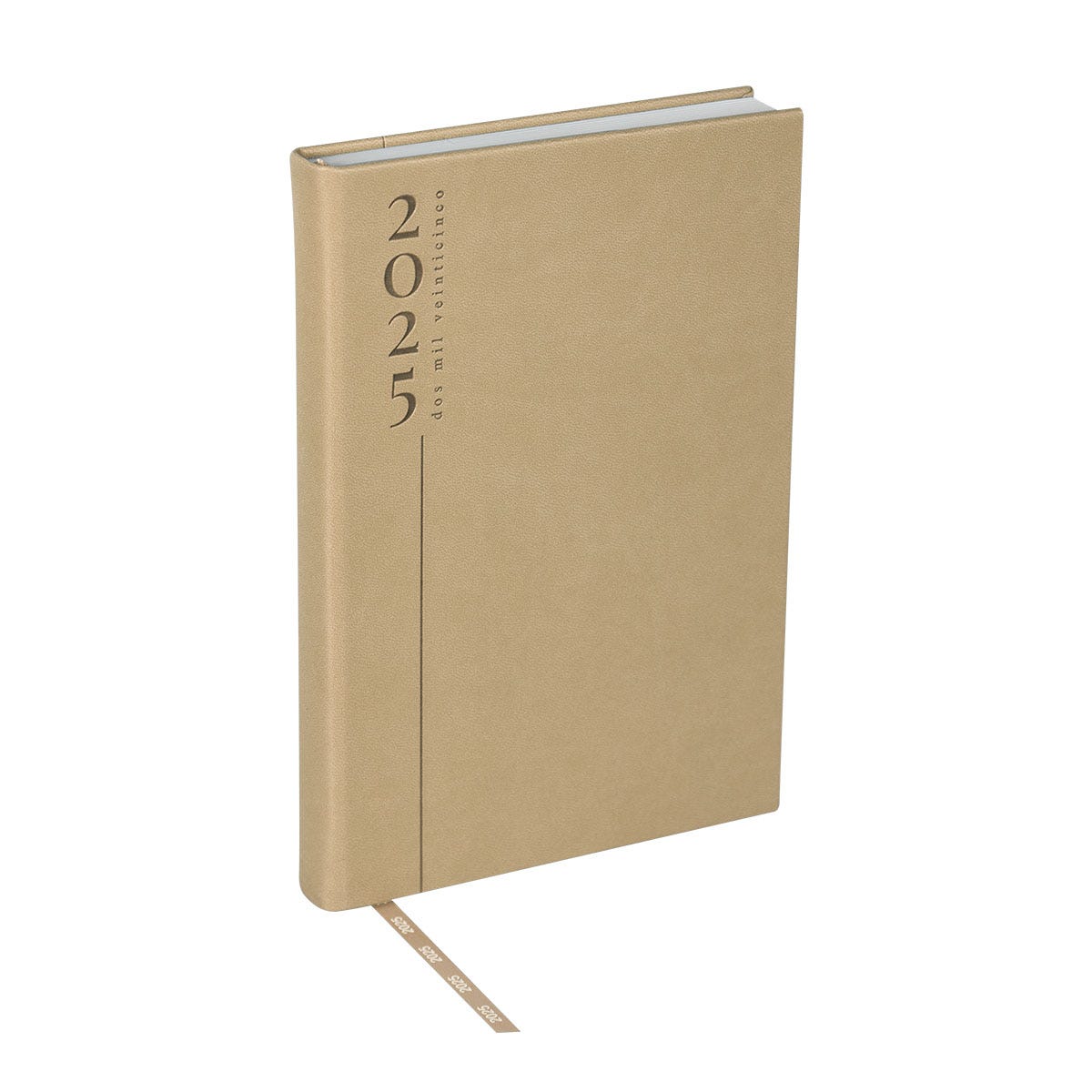 AGENDA DIARIA CLASICA 2025 BEIGE