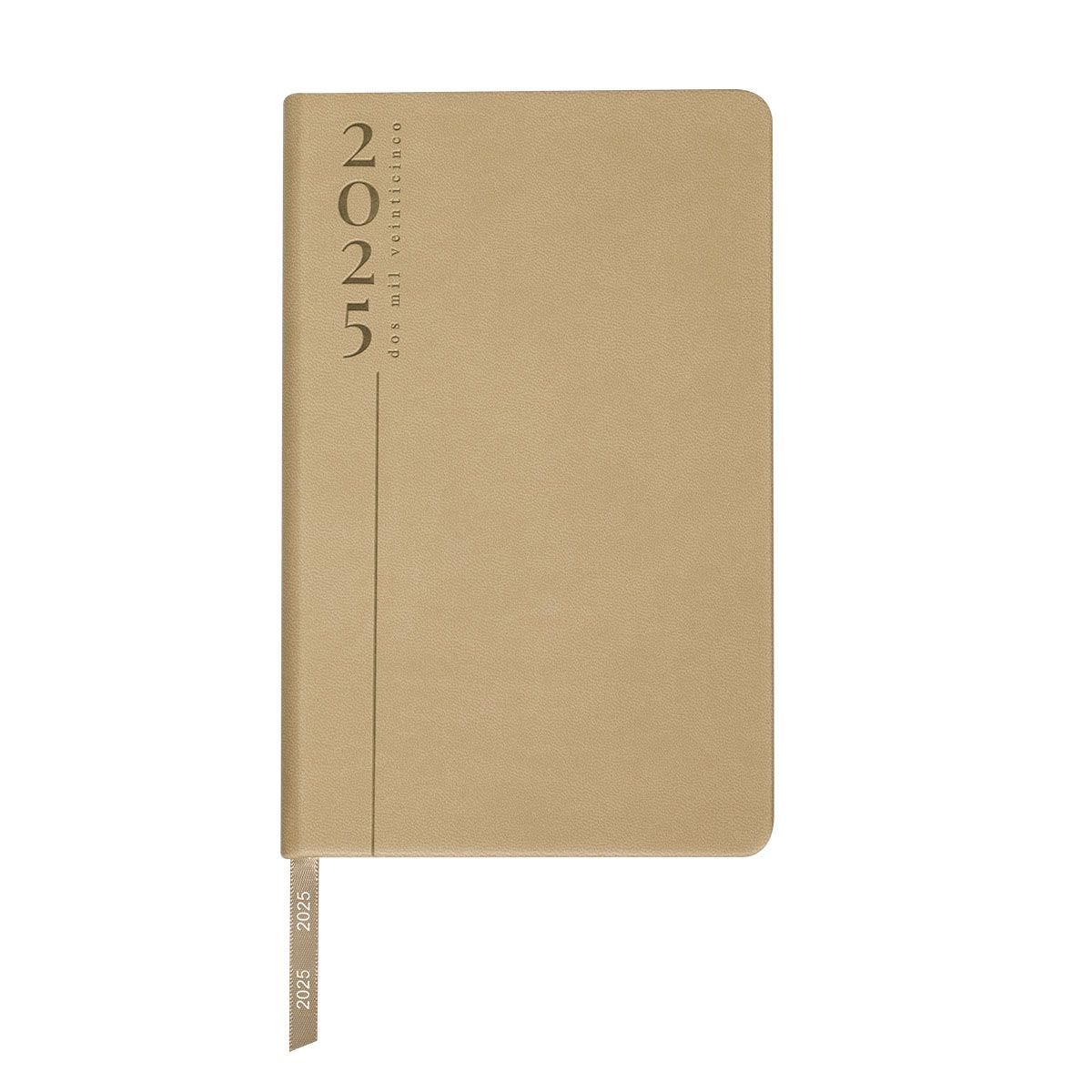 AGENDA MINI CLASICA 2025 BEIGE 2