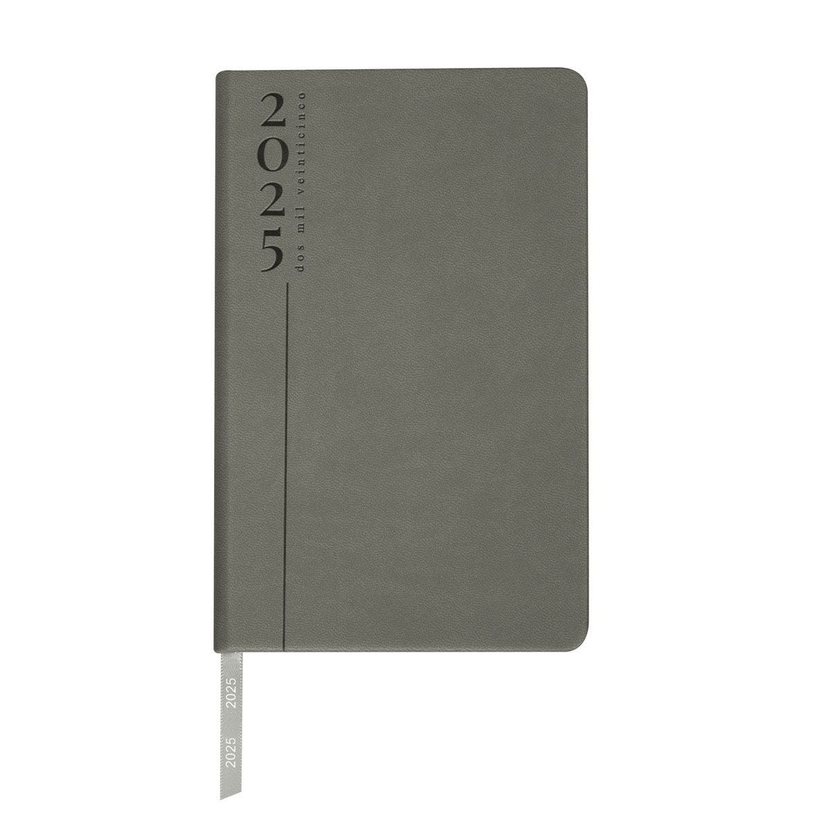 AGENDA MINI CLASICA 2025 GRIS 2